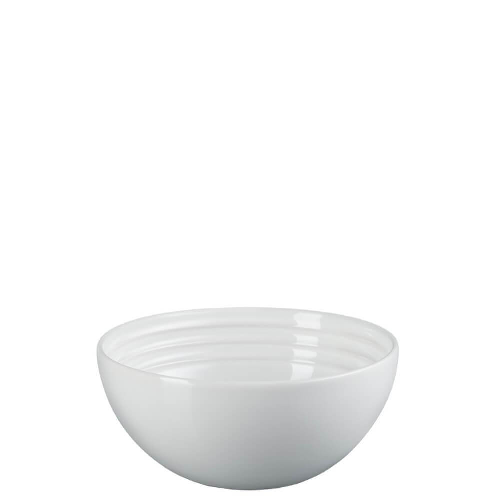 Le Creuset White Stoneware Small Serving Bowl